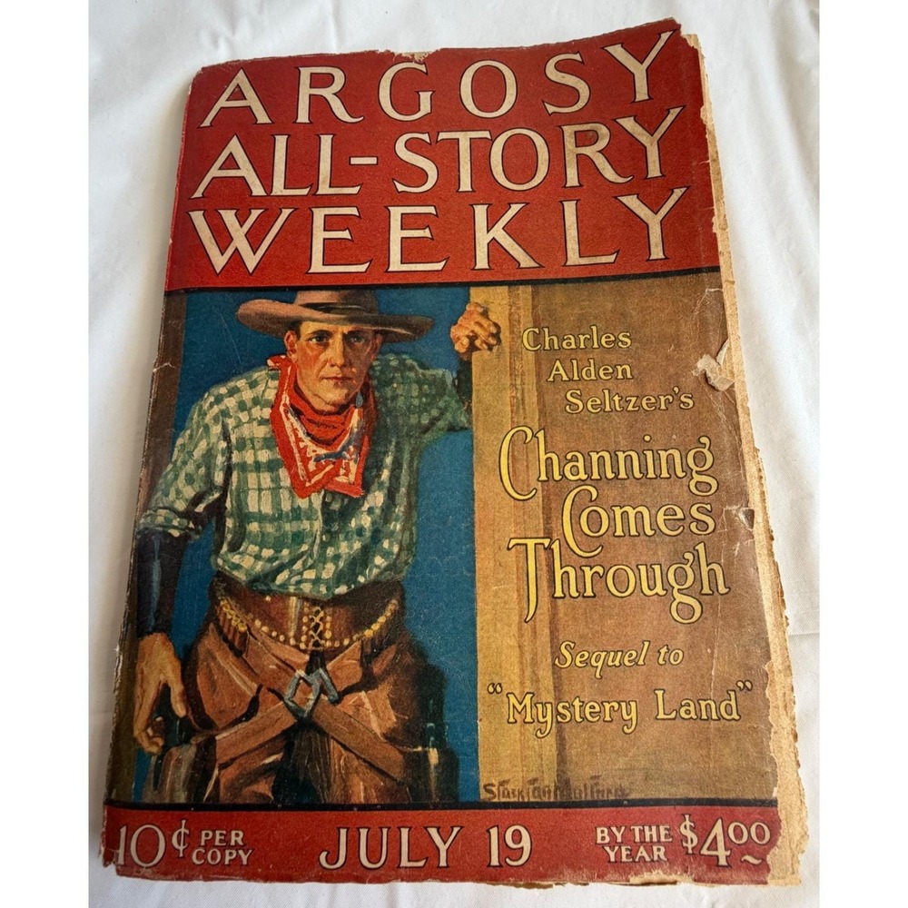 Argosy All-Story‎ Weekly July 19 1924 Charles Alden Seltzer Cowboy Pulp Magazine